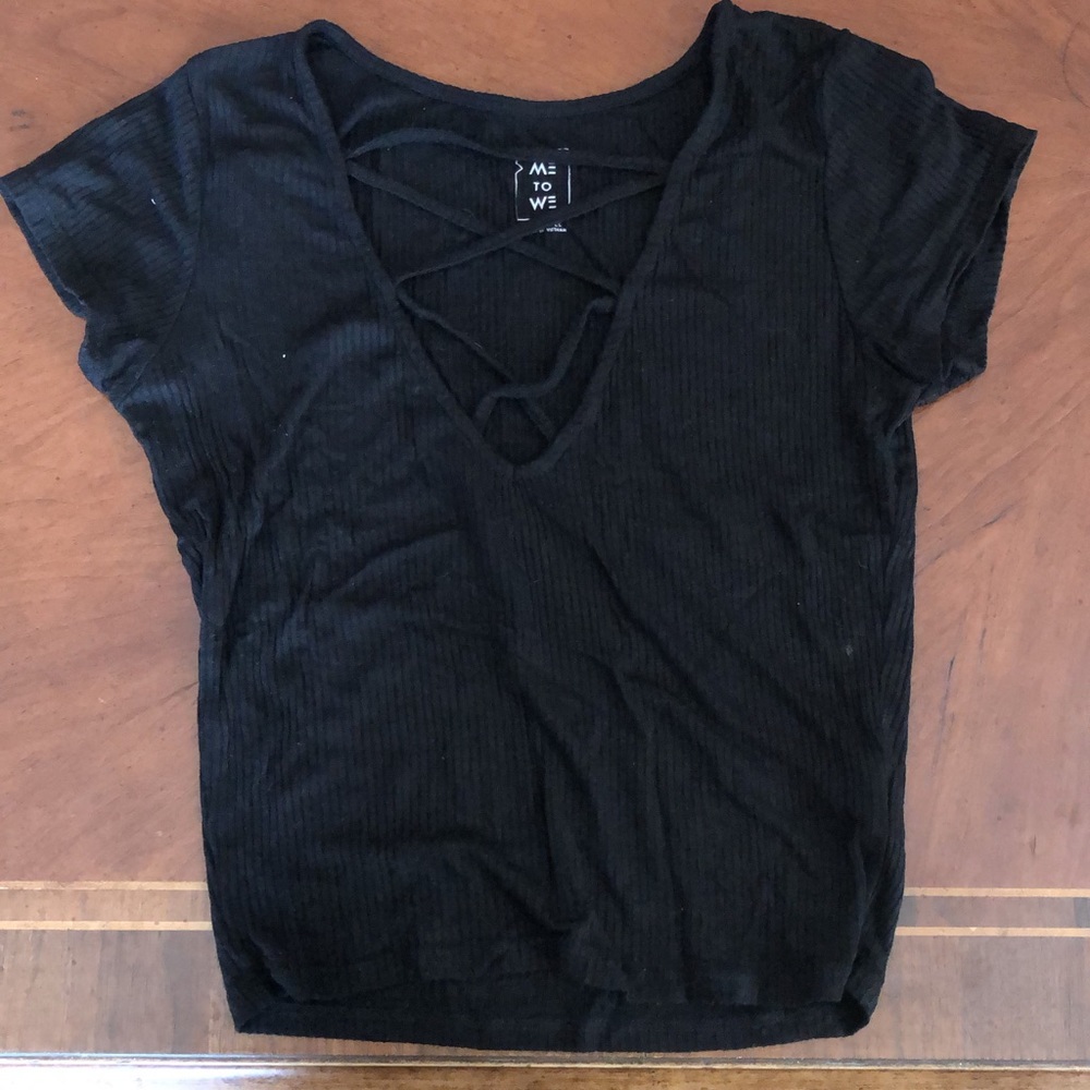 Me to We criss cross top